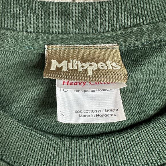 The Muppets Animal Shirt Mens XL Green Red Seasons Beatings Short Sleeve - Picture 4 of 9